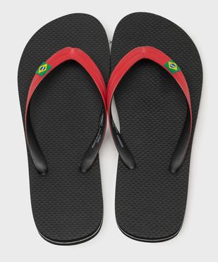 Tong à entredoigts souple et contrastant homme vue1 - GEMO (PLAGE) - GEMO