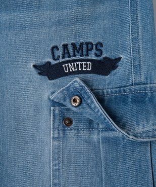 Jean cargo délavé à taille élastique garçon - Camps United vue2 - CAMPS UNITED - GEMO