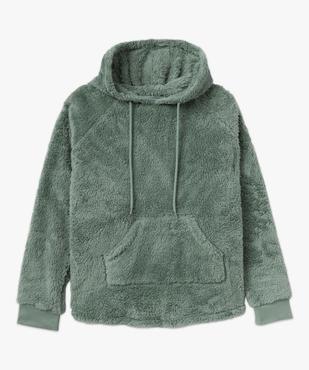 Veste d’intérieur à capuche en maille peluche femme  vue5 - GEMO(HOMWR FEM) - GEMO