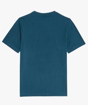 Tee-shirt garçon à manches courtes et col rond imprimé vue3 - GEMO (JUNIOR) - GEMO