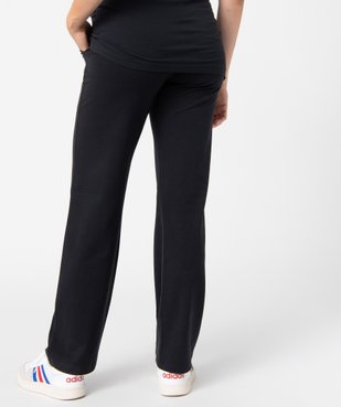 Pantalon de grossesse droit en jersey avec lien à la taille vue3 - GEMO 4G MATERN - GEMO