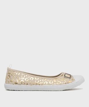Ballerines en toile avec bout renforcé femme - Follow Me vue1 - FOLLOW ME - GEMO