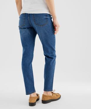 Jean de grossesse coupe slim avec bandeau haut en jersey vue5 - GEMO (MATER) - GEMO