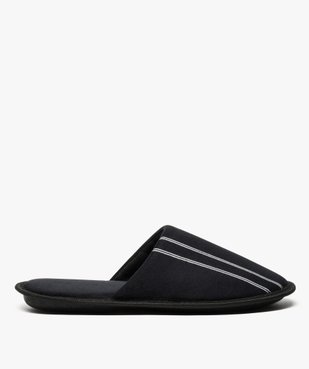 Chaussons homme forme mules velours avec liserés vue1 - Nikesneakers(HOMWR HOM) - Nikesneakers