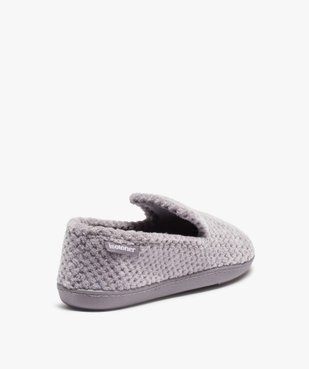 Chaussons femme forme charentaise - Isotoner vue4 - ISOTONER - GEMO