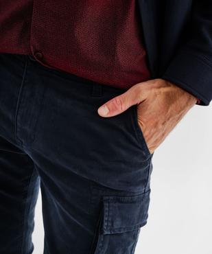 Pantalon cargo Regular coloris unique homme vue2 - GEMO (HOMME) - GEMO