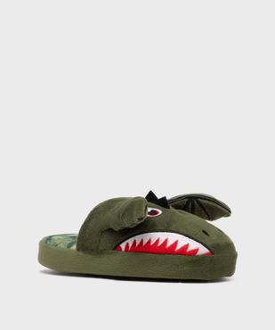 Chaussons mules en forme de dragon garçon  vue3 - GEMO (ENFANT) - GEMO