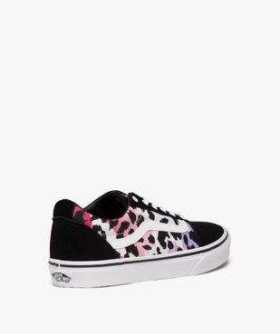 Baskets femme en toile à motif léopard coloré - Vans vue4 - VANS - GEMO