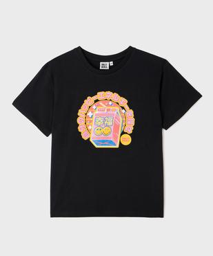 Tee-shirt manches courtes motif Smiley fille - Smiley World vue1 - SMILEY WORLD - GEMO