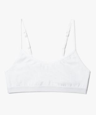 Brassière fille à fines bretelles  vue1 - GEMO 4G FILLE - GEMO