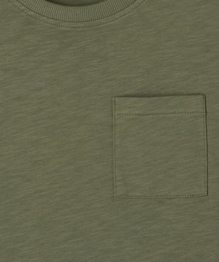Tee-shirt à manches longues avec poche poitrine garçon vue2 - GEMO (ENFANT) - GEMO