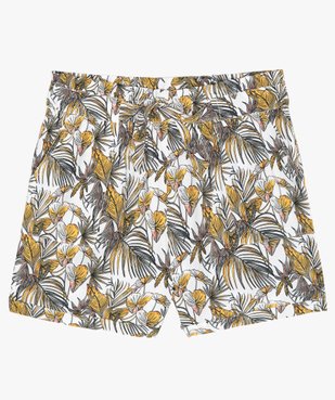 Short fille fluide à motifs fleuris vue1 - GEMO (JUNIOR) - GEMO