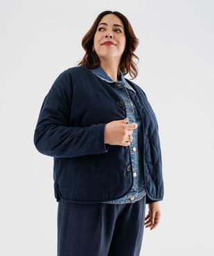 Veste courte réversible unie femme grande taille vue5 - GEMO 4G GT - GEMO