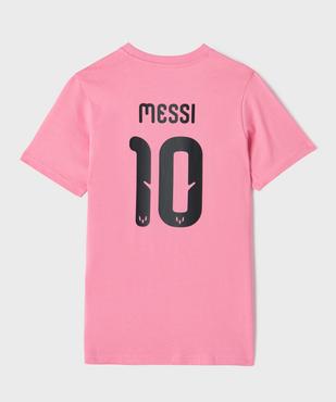 Tee-shirt manches courtes inscription Messi garçon - Adidas vue3 - ADIDAS - GEMO