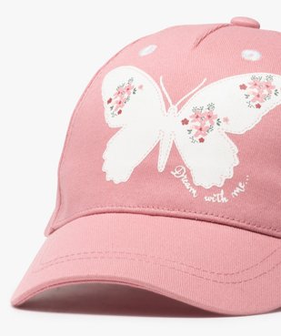 Casquette bébé fille motif papillon vue3 - GEMO(BEBE DEBT) - GEMO