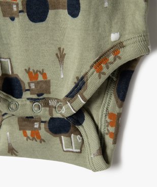Body bébé manches longues motifs jardinage (lot de 3) vue4 - GEMO C4G BEBE - GEMO