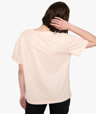 Tee-shirt femme oversize avec motif XXL - Disney vue3 - DISNEY DTR - GEMO