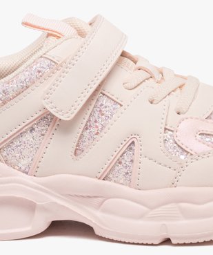 Baskets basses dad shoes à paillettes fille vue6 - LOVELY WINGS - GEMO