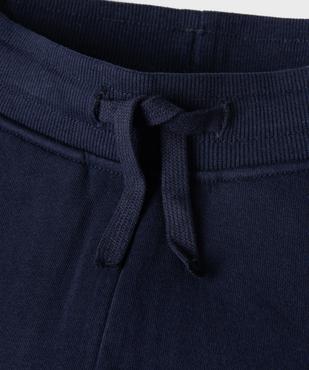 Pantalon de jogging molletonné avec ceinture ajustable garçon vue2 - GEMO 4G GARCON - GEMO