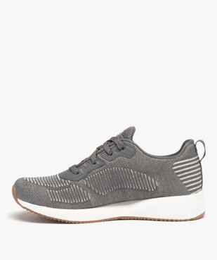 Tennis femme à lacets extra légères en mesh – Skechers Bobs vue3 - SKECHERS - GEMO