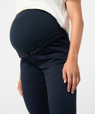 Jean de grossesse coupe slim avec bandeau élastiqué vue2 - GEMO (MATER) - GEMO