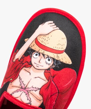 Chaussons homme mules plates en velours - One Piece vue6 - ONE PIECE - GEMO