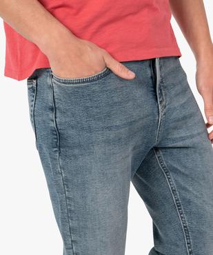 Jean homme coupe slim aspect délavé vue2 - GEMO (HOMME) - GEMO