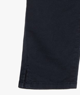 Pantacourt fille en toile avec ceinture tressée vue2 - GEMO (ENFANT) - GEMO