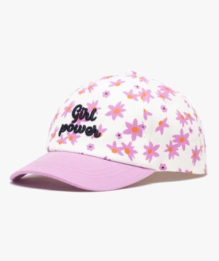 Casquette fille à motifs fleuris et broderie en relief vue1 - GEMO (ENFANT) - GEMO