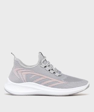 Baskets basses running en mesh à lacets femme - Valentina Baldano vue2 - VALENTINA BALDA - GEMO