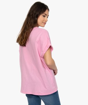 Tee-shirt femme avec motif femme - Disney vue3 - DISNEY DTR - GEMO
