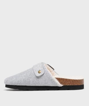 Chaussons sabots doublés sherpa femme - Roadsign vue3 - ROADSIGN - GEMO