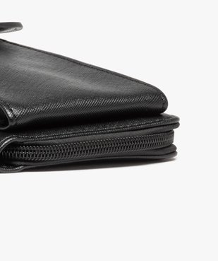 Pochette portefeuille femme 2 en 1 avec bandoulière amovible vue2 - GEMO (ACCESS) - GEMO