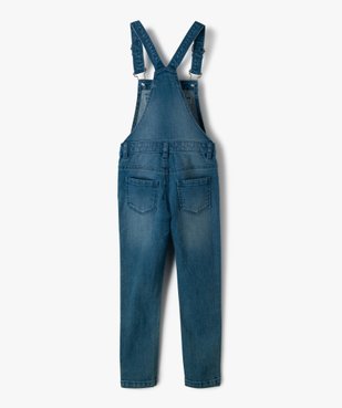 Salopette en jean fille coupe slim vue3 - GEMO (ENFANT) - GEMO