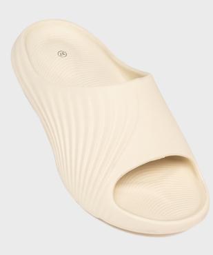 Mules de piscine moulées et unies femme vue5 - GEMO (PLAGE) - GEMO