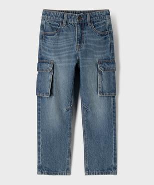Jean large à poches cargo garçon vue2 - GEMO 4G GARCON - GEMO