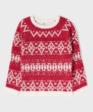 Pull jacquard esprit Noël fille vue2 - GEMO (ENFANT) - GEMO