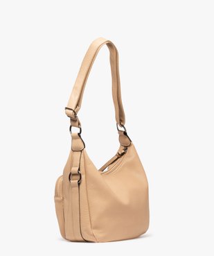 Sac besace à multiples poches zippées femme vue2 - GEMO (ACCESS) - GEMO