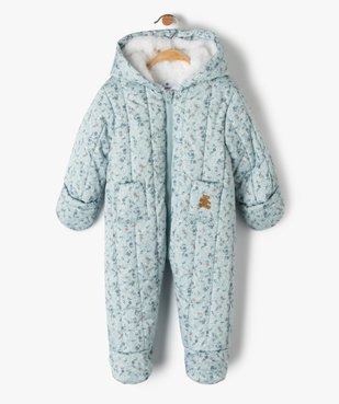 Combinaison pilote bébé fille matelassée avec moufles - LuluCastagnette vue1 - LULUCASTAGNETTE - GEMO