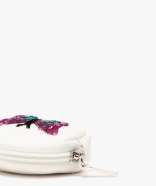 Porte-monnaie zippé rond à sequins brillants fille vue2 - GEMO (ENFANT) - GEMO