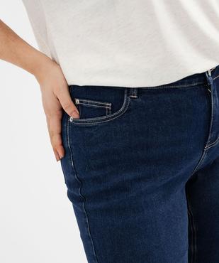 Pantacourt droit en denim stretch femme grande taille vue6 - GEMO (G TAILLE) - GEMO