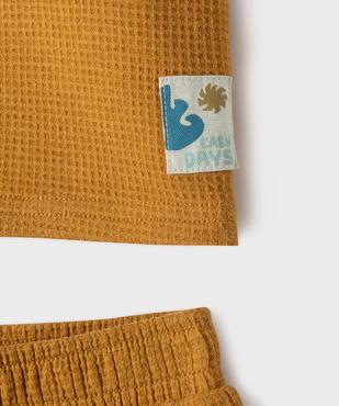 Ensemble 2 pièces bébé garçon polo et short vue2 - GEMO(BEBE DEBT) - GEMO