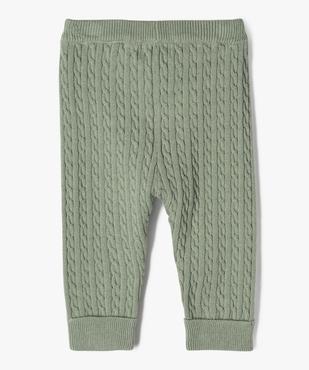 Pantalon en maille torsadée bébé (lot de 2) vue3 - GEMO(BB COUCHE) - GEMO