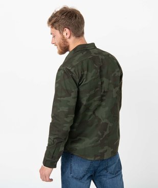Sur-chemise homme à motifs camouflage vue3 - GEMO (HOMME) - GEMO