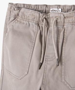 Pantalon style jogger 4 poches garçon vue2 - GEMO 4G GARCON - GEMO