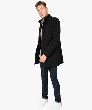 Manteau homme mi-long à col montant et double fermeture vue5 - GEMO (HOMME) - GEMO