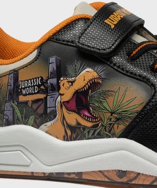 Baskets basses à lacets élastiques et scratch imprimées garçon - Jurassic World vue6 - JURASSIC WORLD - GEMO