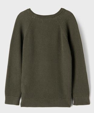 Pull en maille garçon vue3 - GEMO (ENFANT) - GEMO