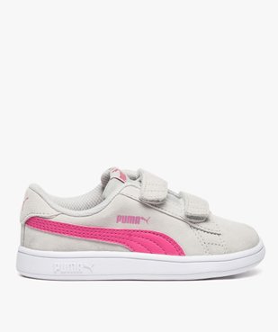 Basket bébé dessus cuir suédé à scratchs - Puma vue1 - PUMA - GEMO