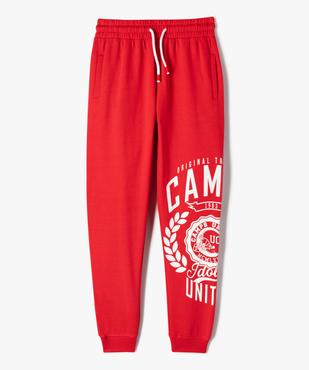 Jogging en molleton doux imprimé fille - Camps United vue1 - CAMPS - GEMO